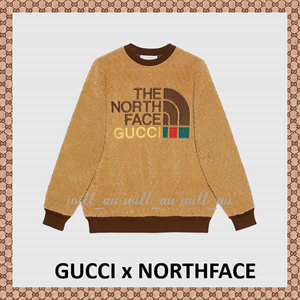 グッチ ノースフェイス コピー コラボのもこもこボアのトップス グッチ x NORTH FACEボアトップス ポケモン​