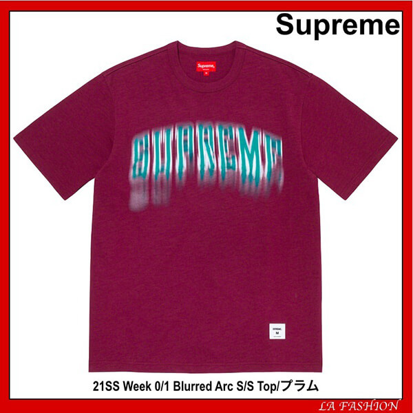 シュプリーム Tシャツ 偽物 21SS シュプリーム ブラード アーク Tシャツ Blurred 1w