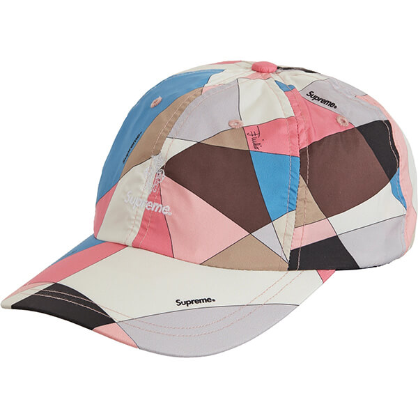 21SS シュプリーム エミリオプッチ キャップ 偽物 Emilio Pucci 6-Panel キャップ