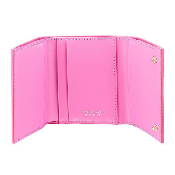 ブルガリ ビーゼロワン 偽物三つ折り財布 コンパクト コピー 2色 289786