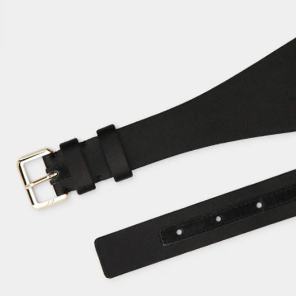限定品☆TresVivier ロジェヴィヴィエ サテンシェイプストラス バックルベルト 偽物RCWC0AZ0310RS0B999