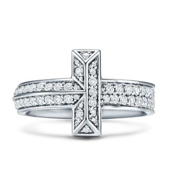 ティファニー T指輪 コピー 話題の新作【Tiffany&Co】永遠の輝き☆T1 Wide Diamond/unisex