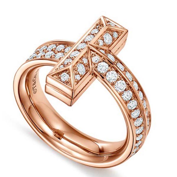 ティファニー T指輪 コピー 話題の新作【Tiffany&Co】永遠の輝き☆T1 Wide Diamond/unisex