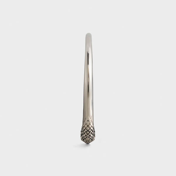 《セリーヌ ブレスレット コピー》21ss レプタイル クリスタル＆ブラス ブレス 46P616BRS