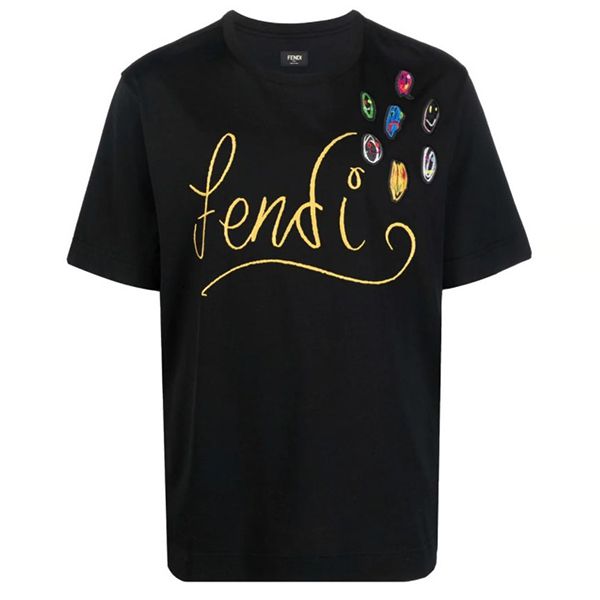 ★フェンディ Noel Fielding ロゴ Tシャツ コピー★高品質