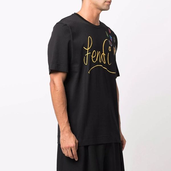 ★フェンディ Noel Fielding ロゴ Tシャツ コピー★高品質