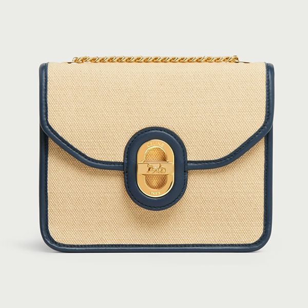 【セリーヌ バッグ 偽物】バイカラーサルキークラッチ BAG ポシェット 196942DJX.01NA