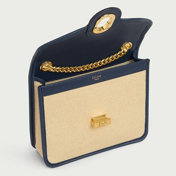 【セリーヌ バッグ 偽物】バイカラーサルキークラッチ BAG ポシェット 196942DJX.01NA