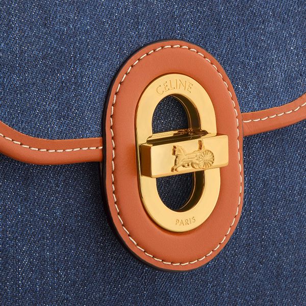 【セリーヌ バッグ 偽物】バイカラーサルキークラッチ BAG ポシェット 196942DJX.01NA