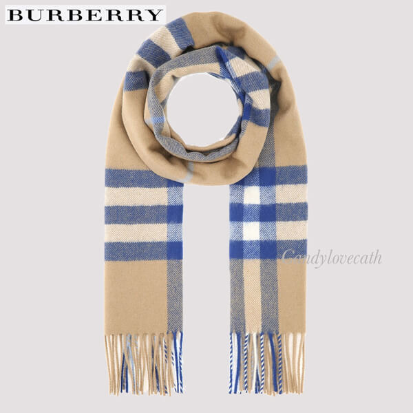 バーバリー マフラー コピー BURBERRY クラシック チェック カシミアスカーフ 80226761