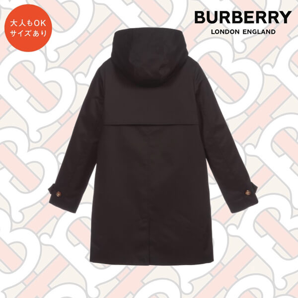 大人気 バーバリー 子ども服 コピー 大人OK BURBERRY バーバリー コットン ツイル コート