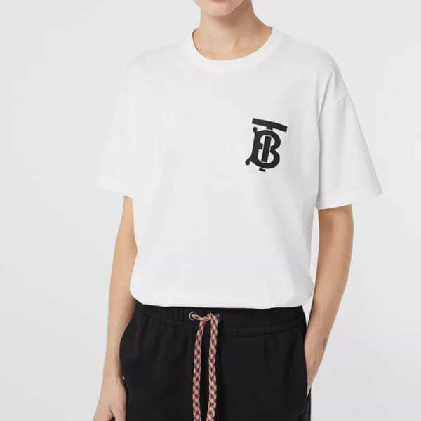 バーバリー Tシャツ コピー モノグラム motif cotton Tシャツ☆80174731