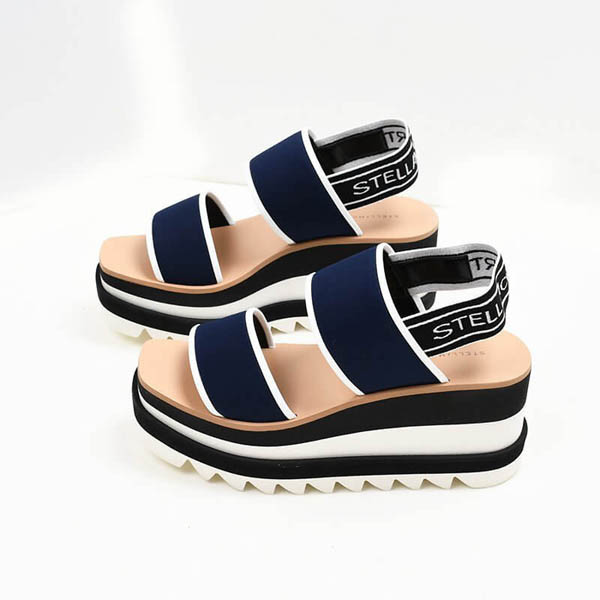 ステラマッカートニー サンダル 偽物 エリス【Stella McCartney】SNEAK ELYSE ロゴストラップ サンダル