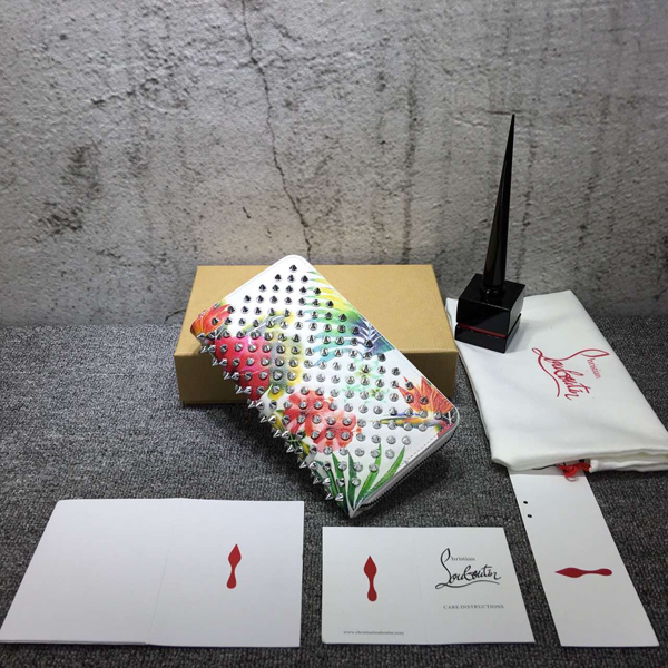 TOPセラー賞受賞 Christian Louboutin ルブタンスーパーコピー ハワイアン柄のPANETTONE HAWAI WHITE