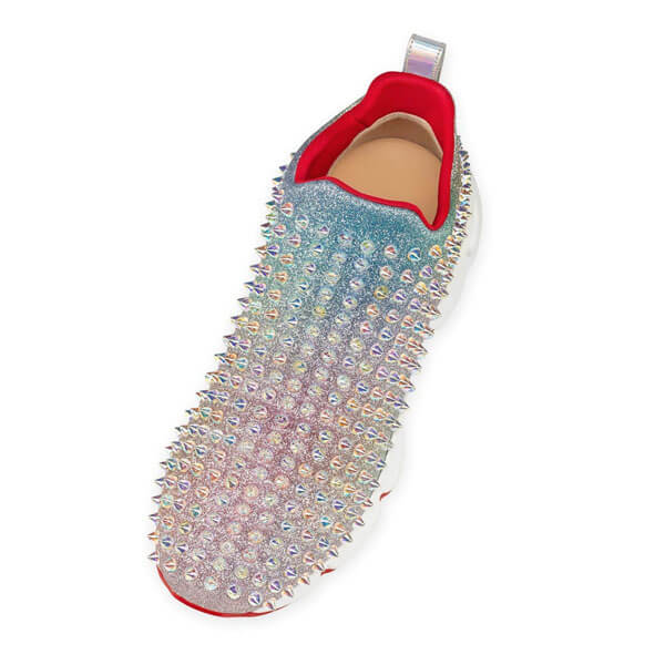 ルブタン スニーカー コピー VIPセール★Christian Louboutin Spike Sock Donna Glitter★クリスチャン ルブタン スニーカー 1200875H216