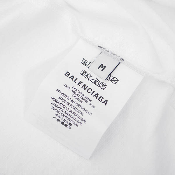​バレンシアガ Tシャツ コピー 激安 ロゴ 半袖 レディース 496052
