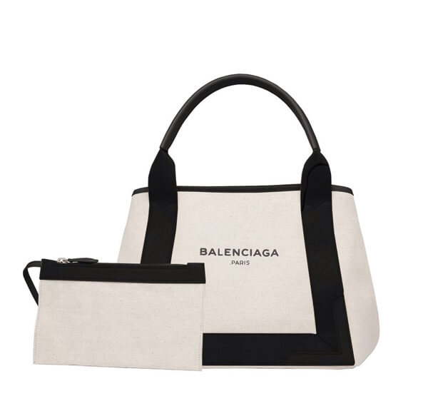 バレンシアガ トートバッグ コピー 人気 NO.1☆NAVY CABASブランドバッグ ブラック M NAVY CABAS B6785 お洒落で可愛い