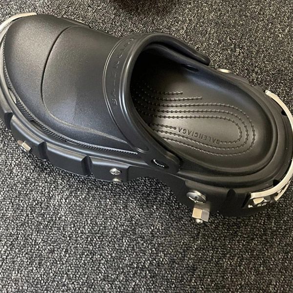 【22SS】バレンシアガ Hard Crocs サンダル クロックス 厚底 ロゴ