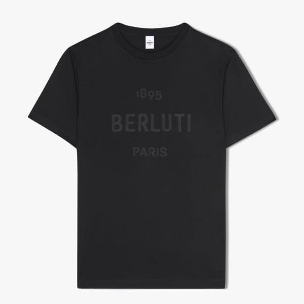 【ベルルッティ 偽物 Tシャツ】刺繍 ロゴ コットン 半袖
