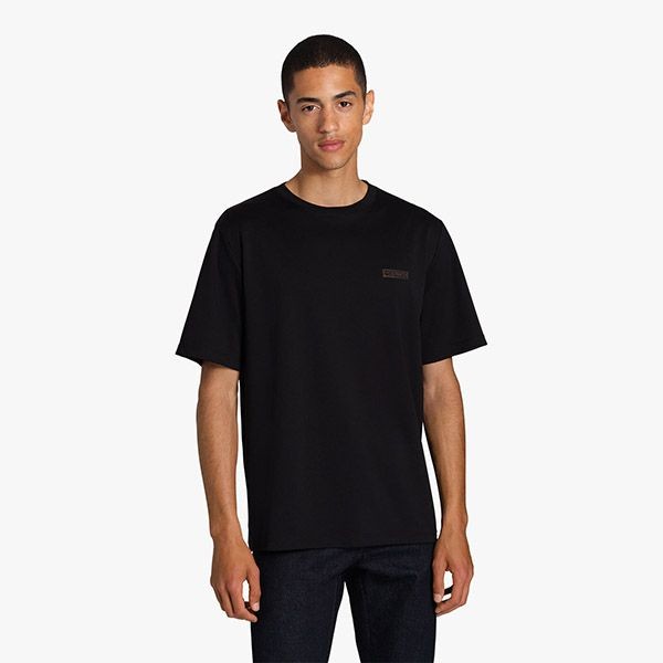 ベルルッティ Tシャツ 偽物 レザーディテール 2色 R24JRS93-JAEK