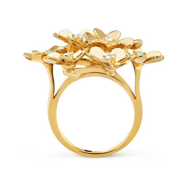 フリヴォル リング コピー ヴァンクリーフ 激安 Van Cleef & Arpels 8フラワー Frivole VCARB67700 新作入手困難