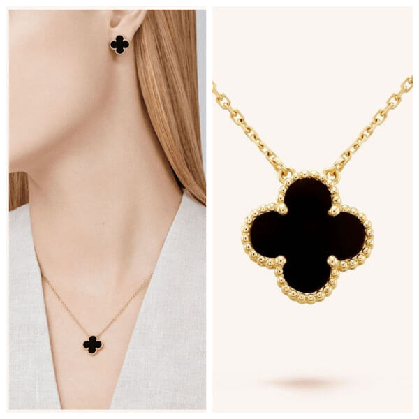 アルハンブラ パロディ ヴァンクリーフ＆アーペル ペンダント 偽物 Van Cleef & Arpels 豪華 ヴィンテージ ネックレス 石 ヴァンクリーフ 偽物 見分け方