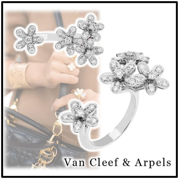 即日対応☆VanCleef&Arpels ヴァンクリーフ＆アーペル コピー ソクラテス アントレ レ ドア リング VCARB14500