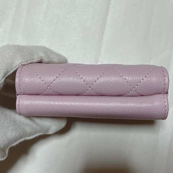 《新作限定エレ可愛い》シャネル 財布 偽物 三つ折り コンパクト プッシュロック ナノウォレット