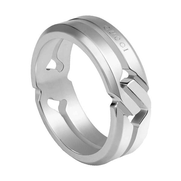 グッチ シルバー リング 偽物☆ノットリング7mm シルバーリング 314011 J8400 8106