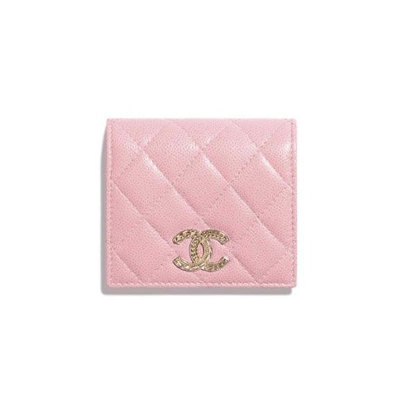 シャネル スモール ウォレット 折り畳み財布 偽物 AP3055 B09324 NK295
