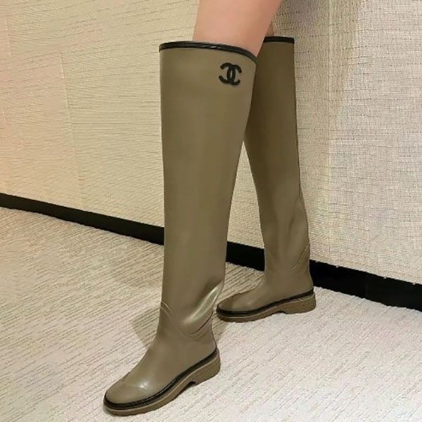 可愛い雨の日に最適☆ シャネル☆2色 ロングブーツ コピー G39625 X56326 K5255