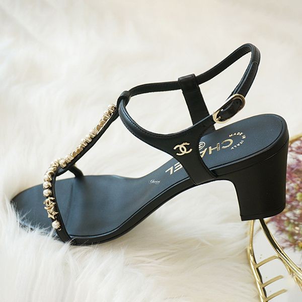 関税込みシャネル サンダル スーパーコピー SANDAL BLACK G36122​