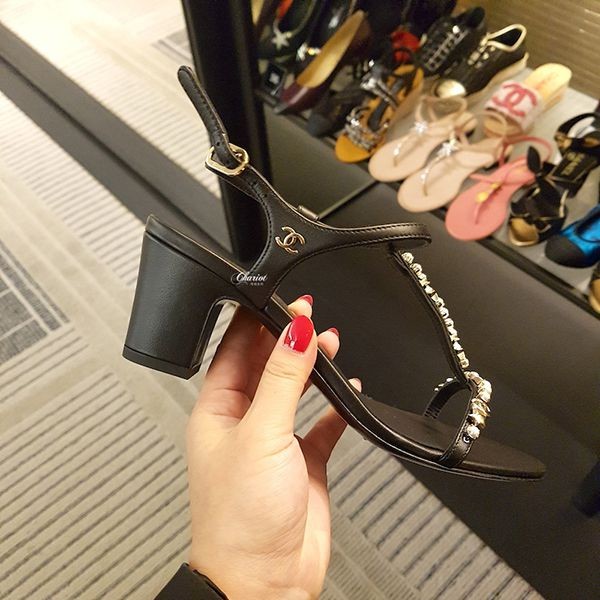 関税込みシャネル サンダル スーパーコピー SANDAL BLACK G36122​