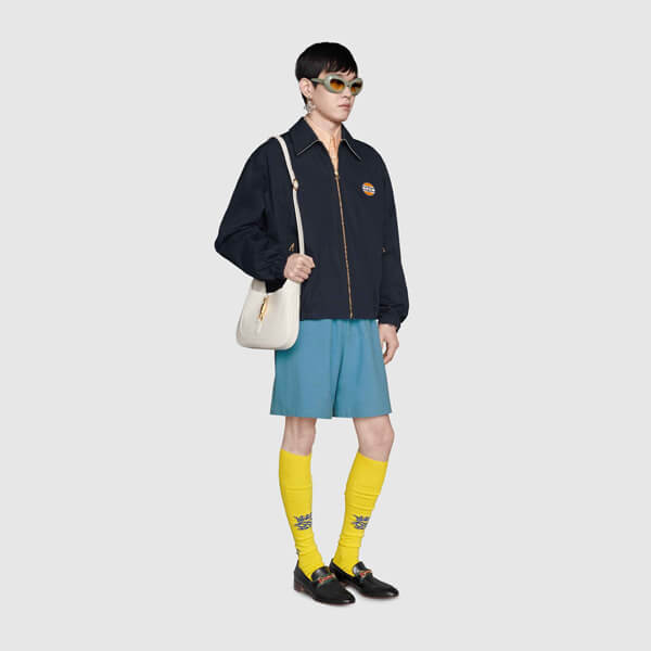 グッチ ショートパンツ 偽物 ショートパンツ 短パン GG 赤 青 キャンバス 男 プレタ 新 659825 ZAGP4 6529