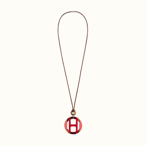 【エルメス ペンダント 偽物】日本入手困難★Anhanger H 水牛 ネックレス H057087FL05