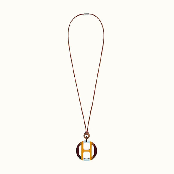 【エルメス ペンダント 偽物】日本入手困難★Anhanger H 水牛 ネックレス H057087FL05