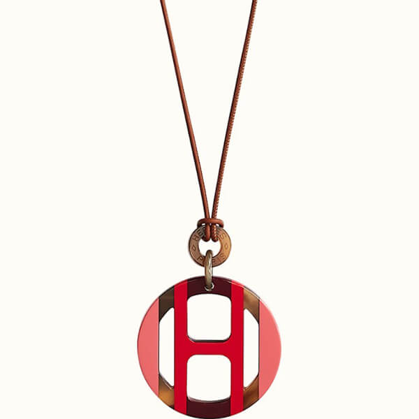 【エルメス ペンダント 偽物】日本入手困難★Anhanger H 水牛 ネックレス H057087FL05