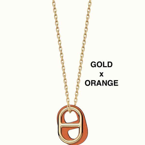 シェーヌダンクル 偽物 エルメス ネックレス コピー☆プラスにおしゃれ見え O\'Maillon pendant H079528CK89