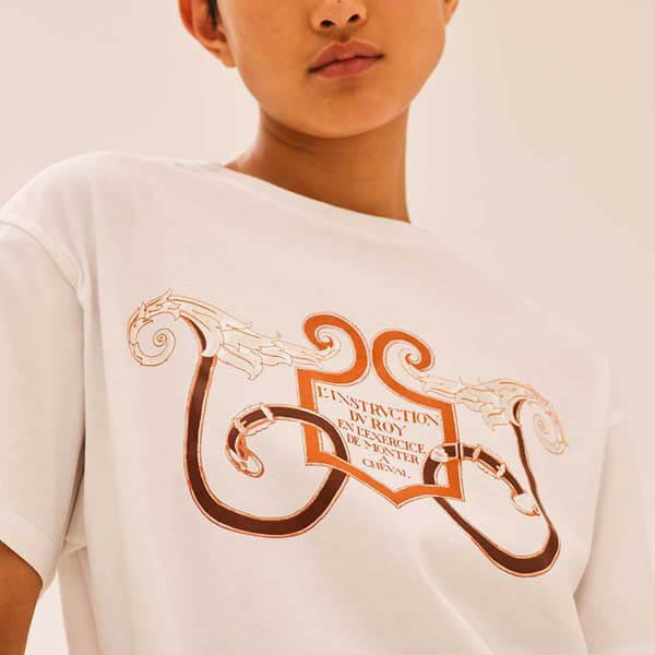 エルメス Tシャツ 偽物☆21AW☆シルクツイルニット Clic Clac H1H2851DAW636