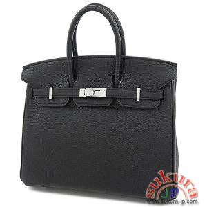 バーキン 超n品 エルメス バーキン コピー 25cm ハンドバッグ ブラック×シルバー金具 トゴ Q刻印