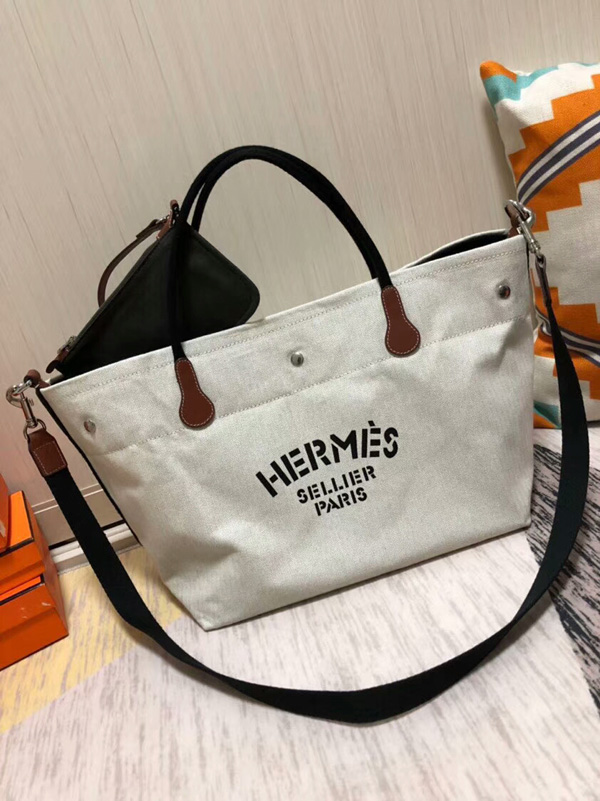 レア★エルメス トートバッグ スーパーコピー カヴァリエバッグ トート チョーク H060752CAAA