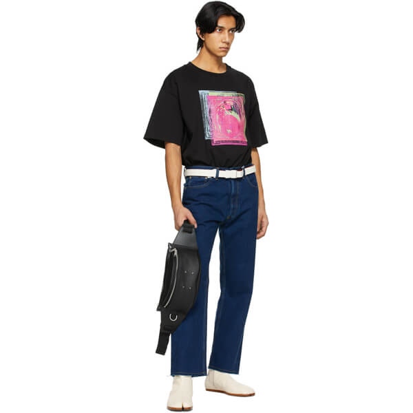 SALE メゾンマルジェラ Tシャツ パロディ スタンプ スウェット Tシャツ 3色