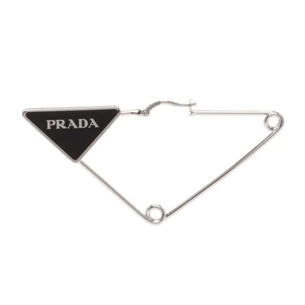 プラダ シンボル シングル ピアス 偽物 21SS PRADA 1JO726_2DSQ_F0H76