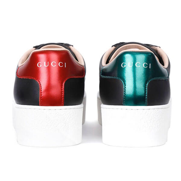 グッチ ハチ スニーカー コピー★エース グッチ★Ace embroidered platform sneaker★