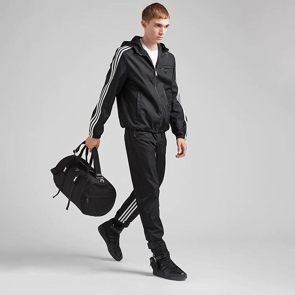 最新！プラダ アディダス 偽物 Re-Nylon ダッフルバッグ アディダス
