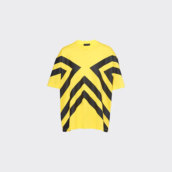 プラダ ビッグコットンＴシャツ 偽物UJN741_1ZWB_F0002_S_211