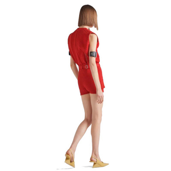 【プラダ】ジャカード ショートパンツ 偽物 FROM THE RUNWAY P222GH_107N_F077G_S_221