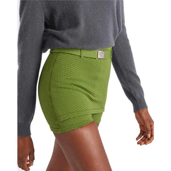 【プラダ】ジャカード ショートパンツ 偽物 FROM THE RUNWAY P222GH_107N_F077G_S_221