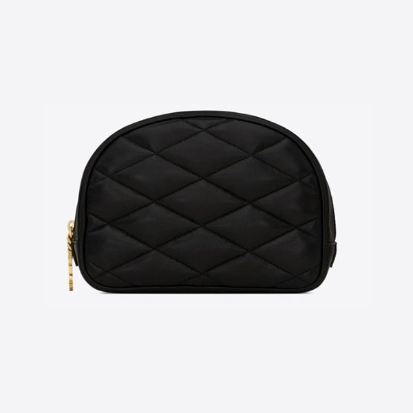 高品質 サンローラン* YSL ステッチ チャーム付 コスメポーチ コピーN6699371EL011000
