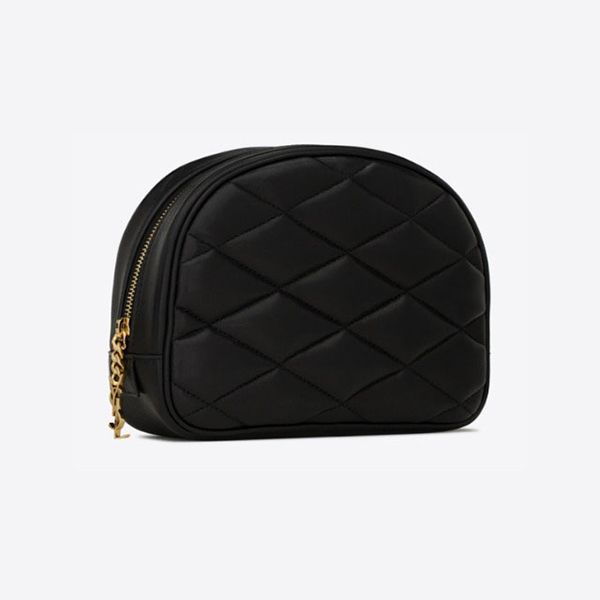 高品質 サンローラン* YSL ステッチ チャーム付 コスメポーチ コピーN6699371EL011000